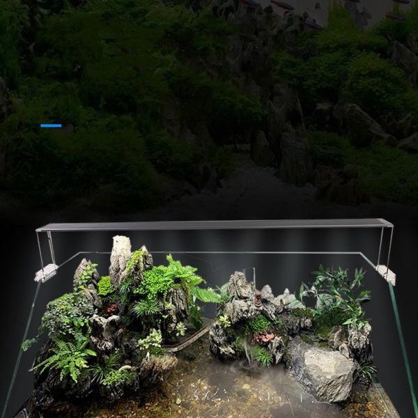 IP68 Water Grass Led Lights Fish Tank Algae Plant Aluminum Alloy High Bracket Adjustable