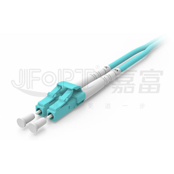 Гибкого провода мультимодный 50/125 3.0mm LSZH оптического волокна LC-LC Aqua двухшпиндельного