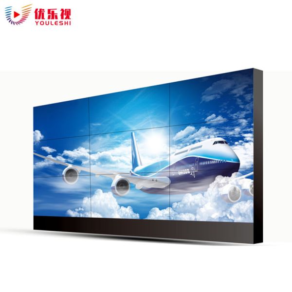 65 Inch 3.5mm Border LCD Wall Panels 500nit Brightness LCD Wall Display