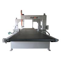 Tabela de trabalho de transportador suave Máquina de corte de espuma de faca vertical totalmente automática EPE PE EVA esponja