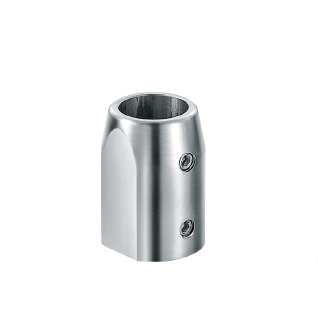 Glass Sliding Door Seriers sliding sleeve GL-007, stainless steel 304, finishing satin, for bathroom door