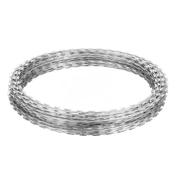 Anti-climb BTO 22  Hot Dipped Galvanized Razor Barbed Wire Anti-rust Iron Razor Barbed Wire Best Price