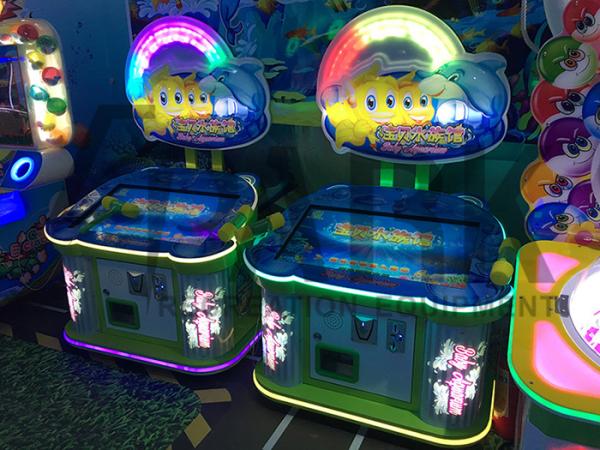 Kids Hitting Redemption Prize Machine Games , Baby Aquarium Hammer Simulator