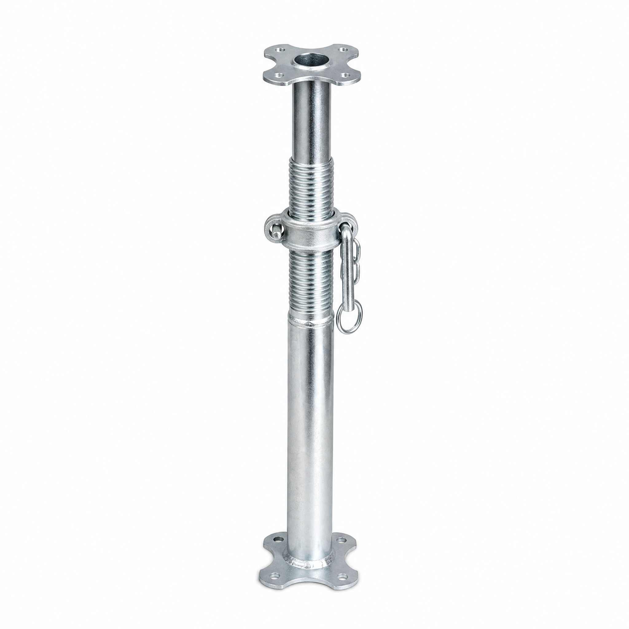 Galvanized Adjustable Steel Shoring Prop with High Corrosion Resistance and Secure Hook Locking System for Construction Support