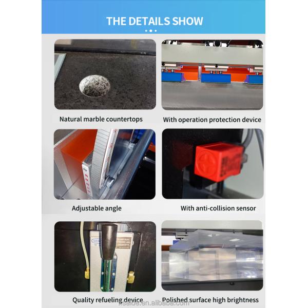 Vente à chaud de table de marbre SAIDE 220V Guangdong Polissage de diamant Polisseur de bordure acrylique