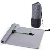 Microfiber feito sob encomenda por atacado ostenta Mesh Bag Gym Towel