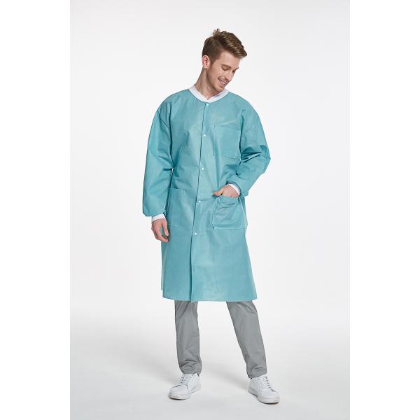 S&J Disposable isolation/lab/patient gown/coat pp/pp+pe/sms