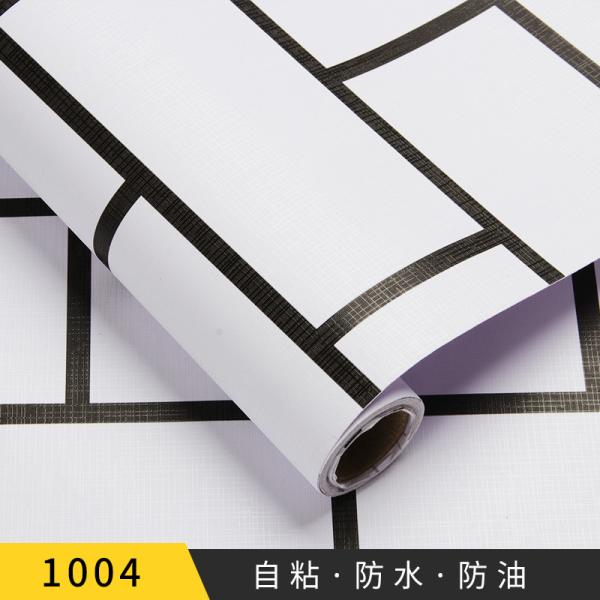 Home Decoration 3D Brick PVC Wallpaper Back with Glue Rolls Floral Design Waterproof