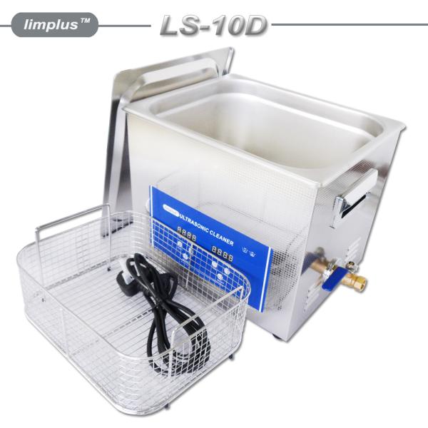 10 Liter Gun Ultrasonic Cleaning Bath / Home Sonic Jewelry Cleaner Large Capacity