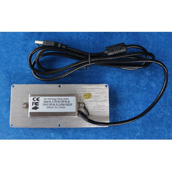 почерните кнопочную панель силикона 12 ключей промышленную с зеленым интерфейсом USB backit