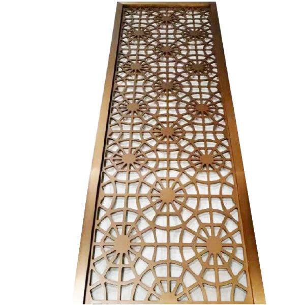 201 304 Stainless Steel Decorative Screen Hotel Exhibition Hall