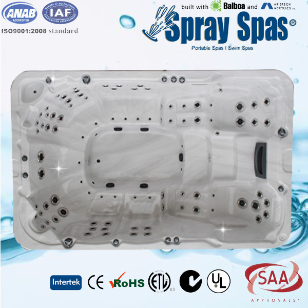 European design outdoor swim whirlpool massage bathtub SW-35A 3500*2250*1070mm
