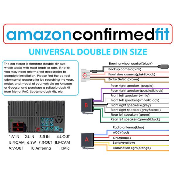 USB 7 дюймовый Android Автомобильный стерео 1024 * 600 IPS Screen Автомобильный стерео Внешний микрофон