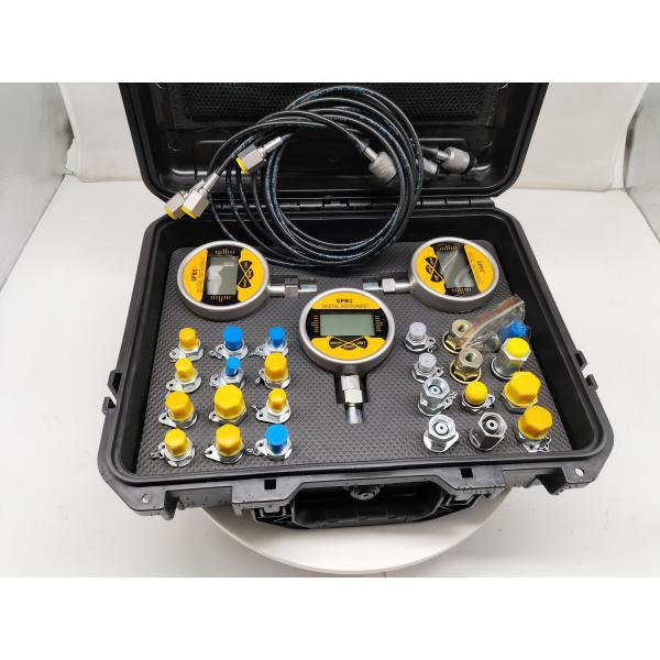 60MPa Pressure Gauges Hydraulic Breaker Hammer Hydraulic Pressure Test Kit XZTK-70MD