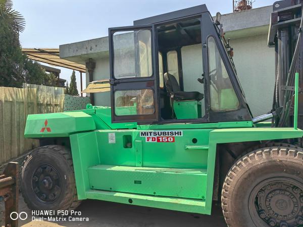 Mitsubishi FD150 15-Tons Forklift Japanese Brand Hand-Power New Condition Low Price Used for Shanghai
