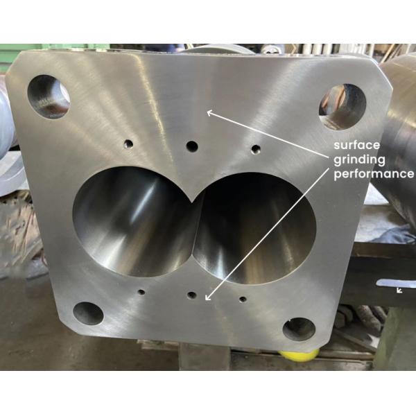 Barril de extrusora de doble tornillo de acero aliado para compuestos reforzados