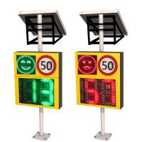 Détection par radar Sourire, rétroaction du visage, vitesse, signe solaire à trois chiffres