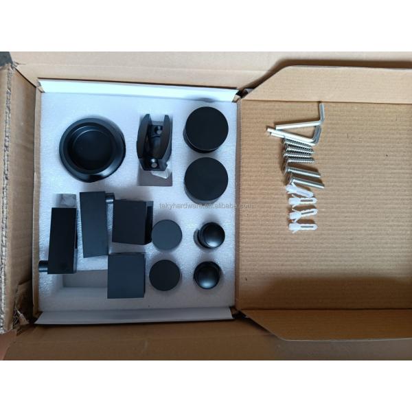 Зеркальная отделка Сдвижная стеклянная дверь оборудование для душевой двери