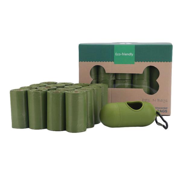 Dispensador de lixo biodegradável Casa exterior Caixa limpa Sacos de lixo para animais de estimação Sacos de cocó