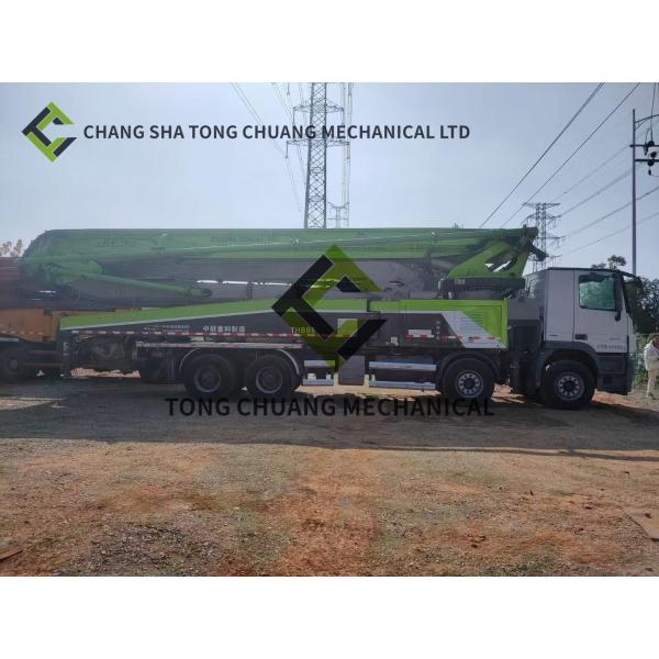 Zoomlion ZLJ5440THBBF 56X-6 RZ Mercedes Benz Used Concrete Pump Truck Four Axle 56M