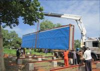 Do abrigo portátil da emergência do painel de sanduíche do EPS da casa pré-fabricada casa móvel barato