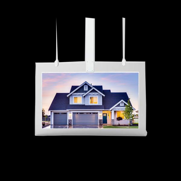 43  Double-Sided Hanging Digital Signage RK3288 Android All-in-Glass 4K Ceiling Mount Advertising Display Kiosk