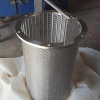 Écran de fil de fer à ciseau en acier inoxydable de 7 à 10 mm, ouverture de filtration de haute résistance de 25 à 350 microns