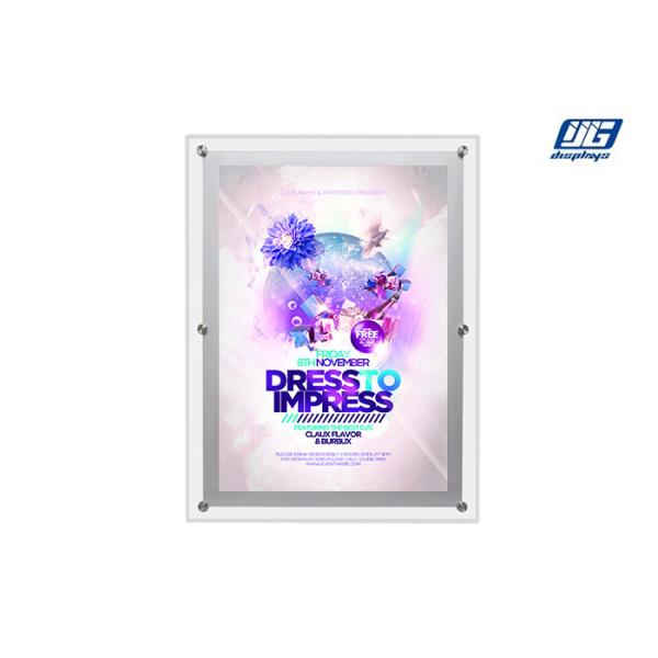 Indoor Acrylic Board Sheet / Whilte Or RGB A2 Singlie Side Slim LED Light Box