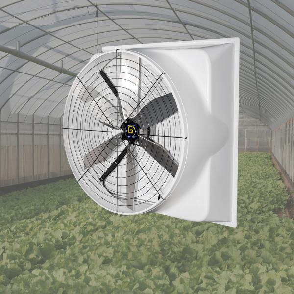 Ventilateur industriel 48/1,2 m - Niveau sonore ≤70dB pour un environnement confortable et silencieux