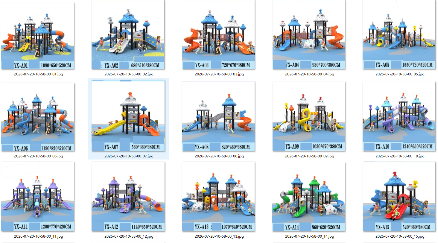 High-quality LLDPE plastic galvanized steel outdoor  children's playground equipment kindergarten at a competitive cost 
