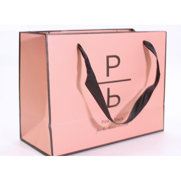 Точные сумки бумаги пинка печатания, причудливые хозяйственные сумки бутика