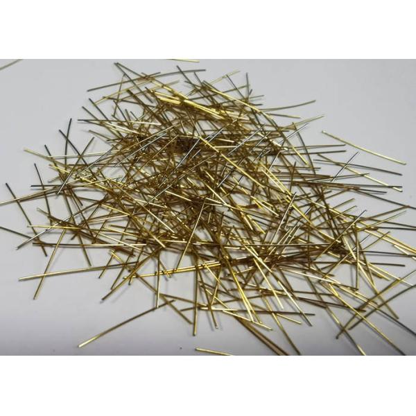 Diameter 0.22mm Micro Steel Fiber Copper Coated For Concrete