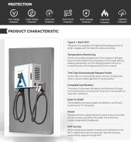 Estação de carregamento 30KW da C.C. EV do poder superior 60KW com as tomadas duplas de CCS CHAdeMO