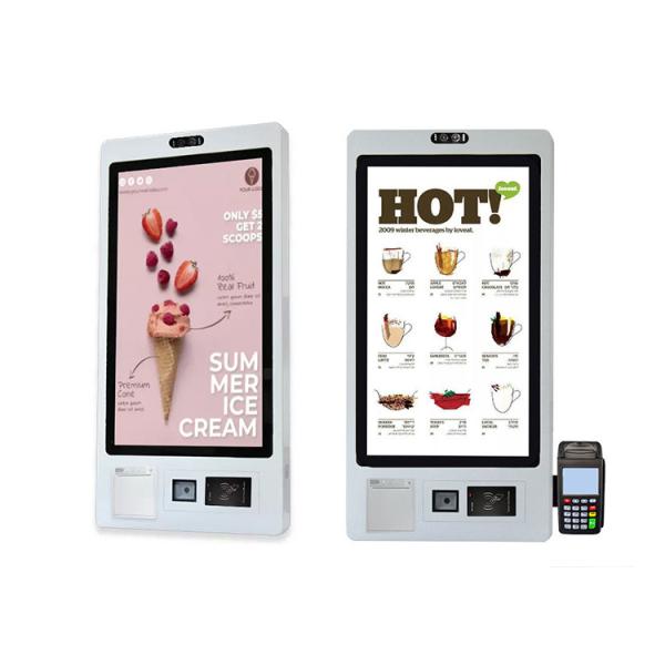 1920X1080 Custom Logo Self Ordering Kiosk For Desktop Wall And Floor