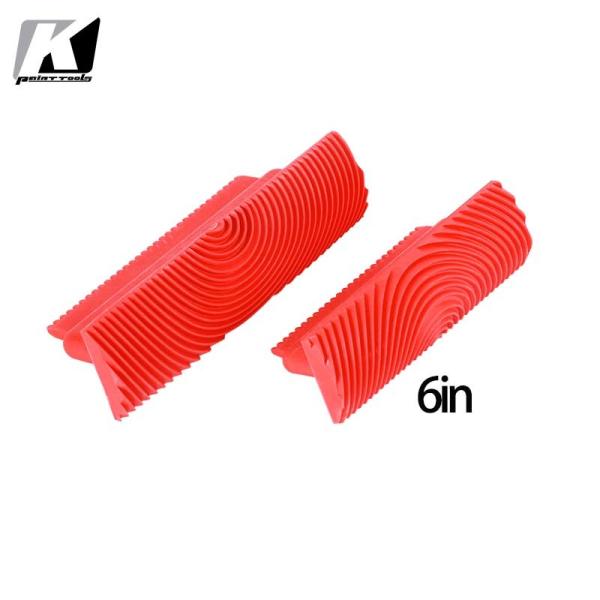 6 Inch Antiwear Wood Grain Stamp Tool , OEM Wood Pattern Paint Roller