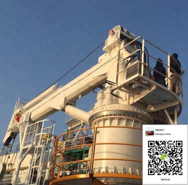3.5T 19M 2T 25M 1T 30M Telescopic Boom Cranes for Cargo Ship and Port Use