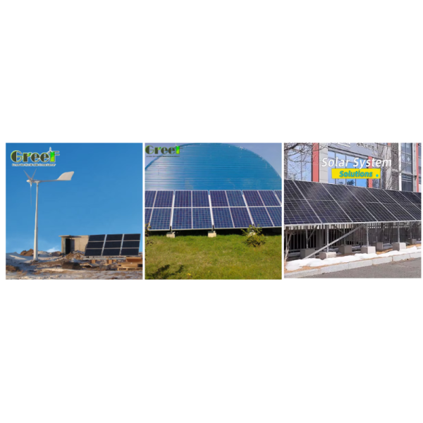 Roof Mounting Hybrid Solar System with 95% Efficiency for Off-Grid Renewable Energy Solutions