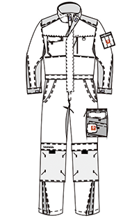Cordura усилило прозодежды Workwear людей с материалом легковеса CVC