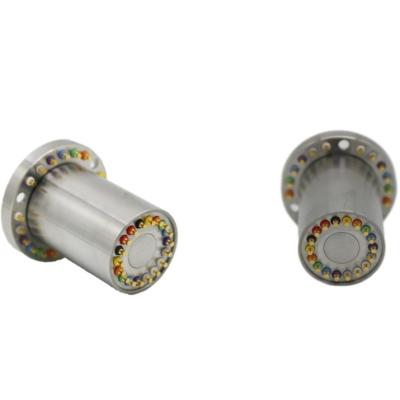 Golden Conductive Rotary Systems Slip Rings , Steel Power Slip Ring Long Working Life