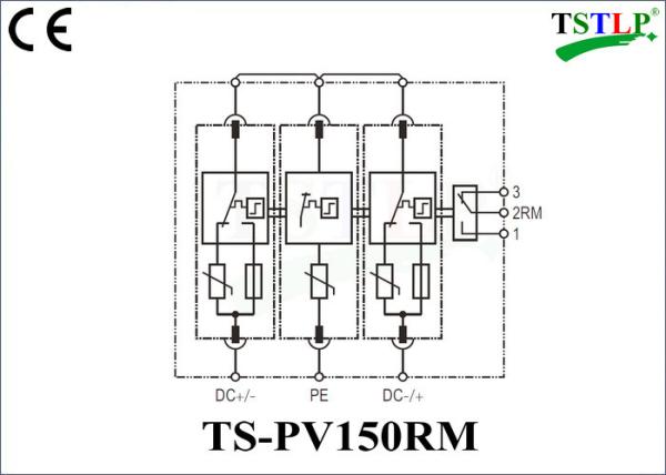 150v / 600v / 750v / 1000v Industrial Surge Suppressor For Photovoltaic / Solar PV