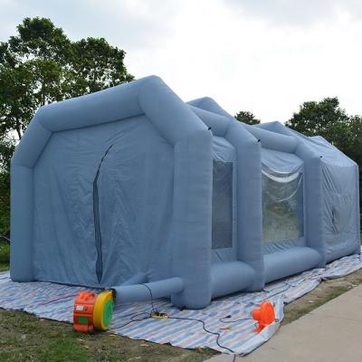 Cabine automotivo inflável portátil da pintura da cabine de pulverizador do veículo da preparação para semi caminhões