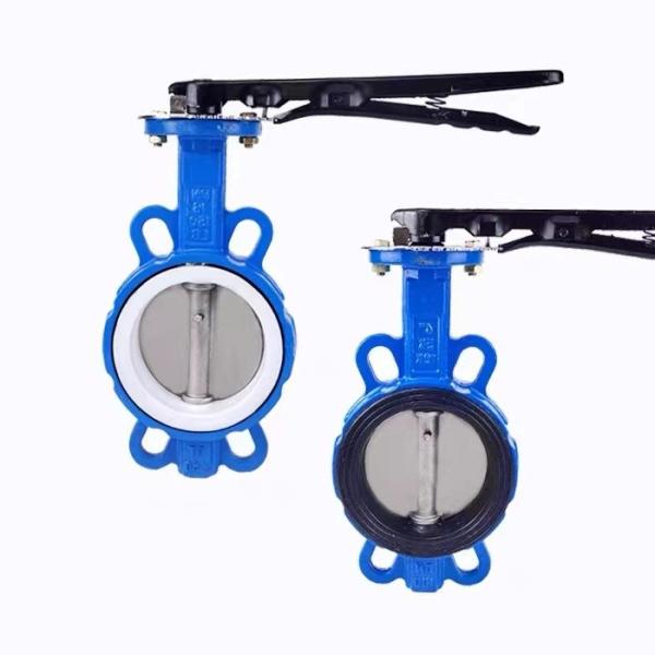 2 polegadas de Ferro Dutile Wafer Butterfly Valve ANSI 150 DIN JIS Prata para fins gerais