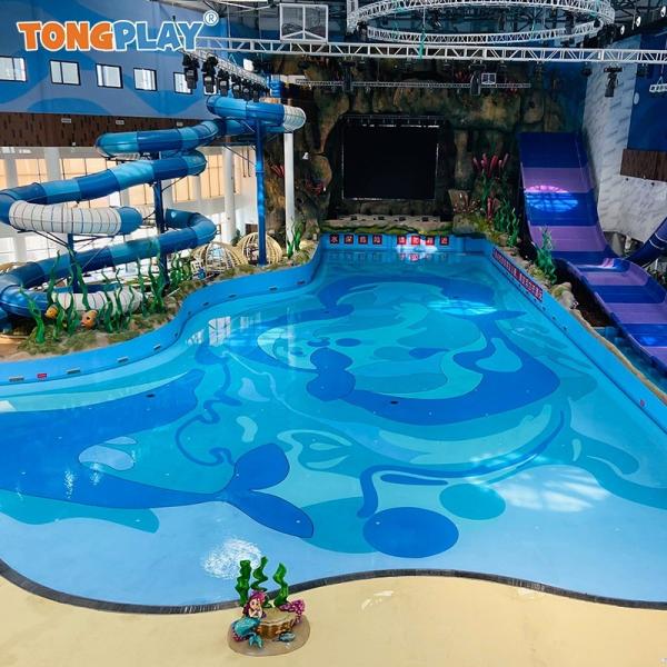 Customized Fiberglass Lazy River and Wave Pool Eco-friendly Water Play Equipment for Outdoor Commercial Use