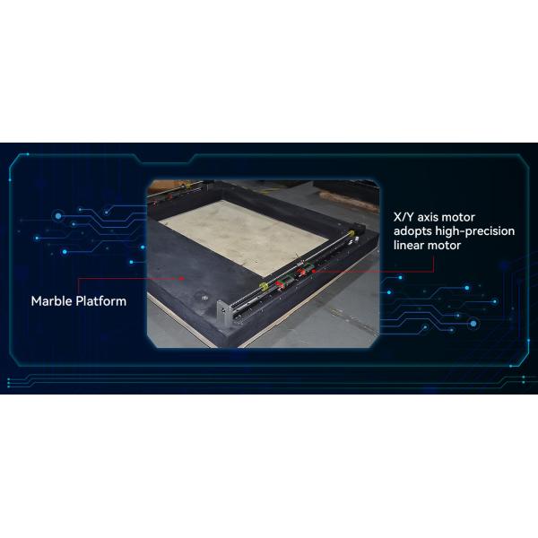 Coupeuse de verre laser sans alcalinité revêtue pour arrière-plan d'affichage LCD / LED / OLED