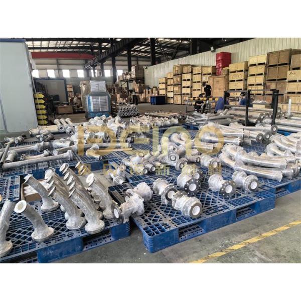 Stainless Steel Lined Ceramic Pipe Wear And Corrosion Resistant Ceramic Sleeve Lined Pipe For Lithium Battery Powder Conveying