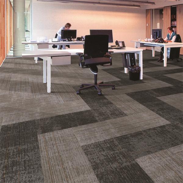 Machine Tufted Hexagon DIY Color Commercial Carpet Tile for Office Floor Improvement