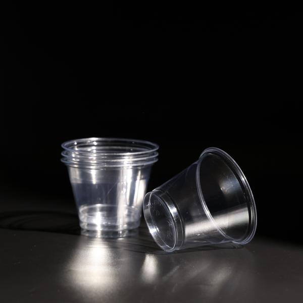 Transparent Plastic Disposable PET Cup Cold Drink Boba Tea Cups With Lid