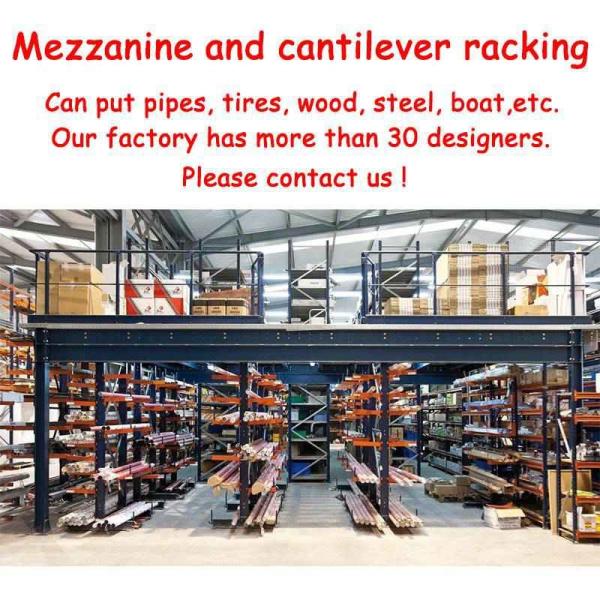 3000KG Cantilever Steel Storage Racks  For Timber