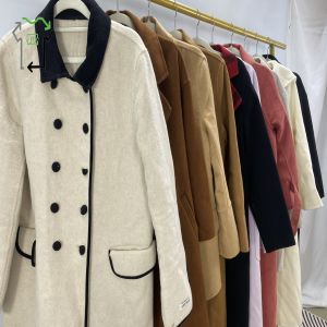Second Hand Double Sided Overcoat Comfortable Winter Fashion Used Clothing Bales