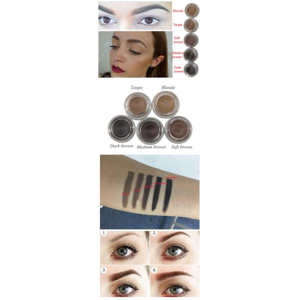 Красивый водоустойчивый Помаде брови для таможни логотипа макияжа партии